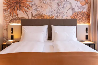 Ein Bett oder Betten in einem Zimmer der Unterkunft OLIVER comfy I Apartments with self check-in