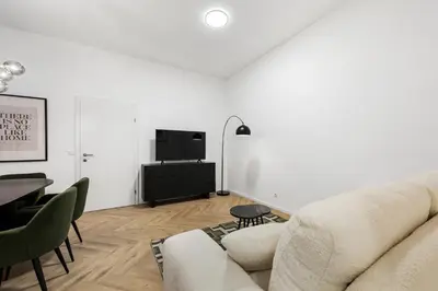 TV/Unterhaltungsangebot in der Unterkunft Luxury Westbahnhof Suites Vienna by FLEXIFLATS