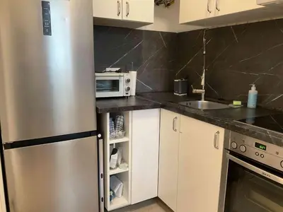 Küche/Küchenzeile in der Unterkunft CASA DIVA Apartment Vienna-Neuwaldegg