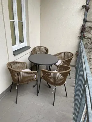 Ein Sitzbereich in der Unterkunft easy-flat Danhausergasse - Central Apartments near Metro