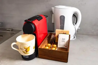 Kaffee-/Teezubehör in der Unterkunft Vienna SoulStay - 10 min to city center
