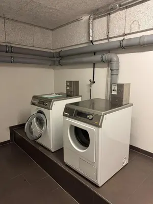 Grundriss der Unterkunft Apartment in upscale district with wellness area