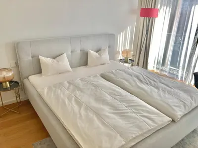 Ein Bett oder Betten in einem Zimmer der Unterkunft Vienna's most exclusive VIP Hide away!