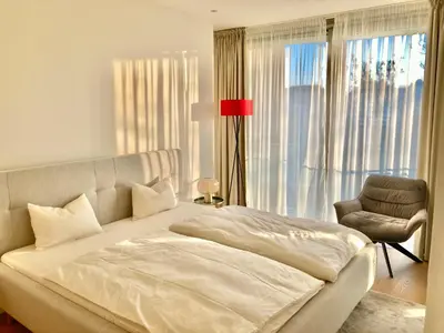 Ein Bett oder Betten in einem Zimmer der Unterkunft Vienna's most exclusive VIP Hide away!