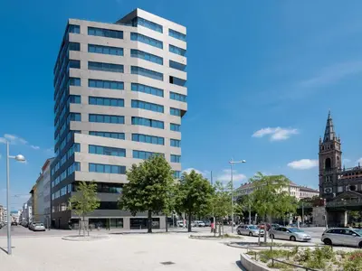 Das Gebäude in dem sich die Ferienwohnung befindet