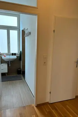 Ein Bett oder Betten in einem Zimmer der Unterkunft Apartment Wohnen am Augarten by Interhome