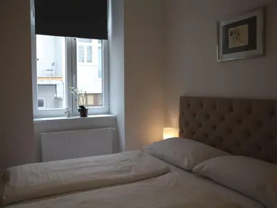 Ein Bett oder Betten in einem Zimmer der Unterkunft Apartment Moderne Stadtwohnung by Interhome