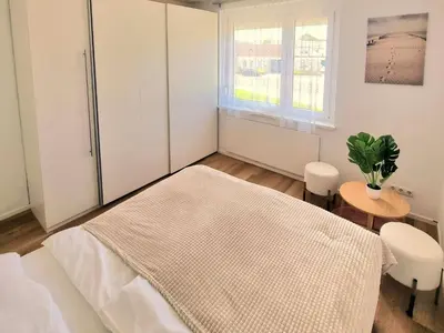 Ein Bett oder Betten in einem Zimmer der Unterkunft Apartment Familienfreundliche Wohnung im schönen Reisenberg by Interhome