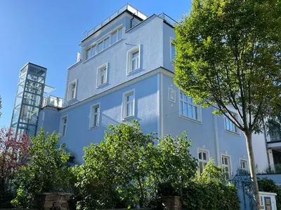 Das Gebäude in dem sich die Ferienwohnung befindet