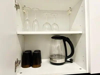 Kaffee-/Teezubehör in der Unterkunft TheWICKI 1708 - Wunderschöne Apartments in Wien