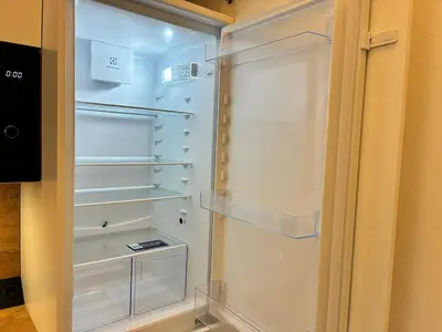 Ein Badezimmer in der Unterkunft Zentrales Messe-Apartment Stuwerstraße - Family & Business Ready