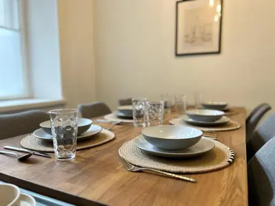 Grundriss der Unterkunft Zentrales Messe-Apartment Stuwerstraße - Family & Business Ready