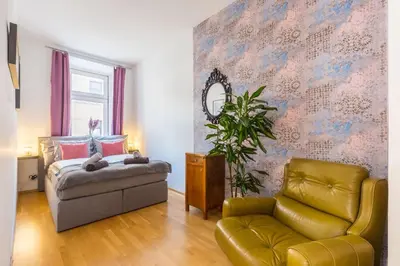 Ein Sitzbereich in der Unterkunft ANTIK DREAM - 3BR - quiet - bright