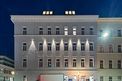 Das Gebäude in dem sich die Ferienwohnung befindet
