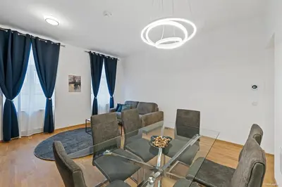 Ein Sitzbereich in der Unterkunft Nüll Residences 21 - Big Apartment with 2 Bedrooms