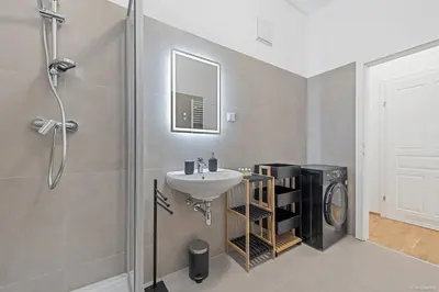 Ein Badezimmer in der Unterkunft Nüll Residences 21 - Big Apartment with 2 Bedrooms