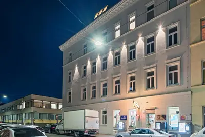 Das Gebäude in dem sich die Ferienwohnung befindet