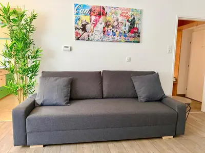 Grundriss der Unterkunft Stylish Apartment near Airport