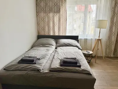 Grundriss der Unterkunft Stylish Apartment near Airport
