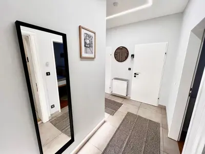 Ein Badezimmer in der Unterkunft TheWICKI 1704 - Wunderschöne Apartments in Wien