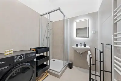 Ein Badezimmer in der Unterkunft Nüll Residences 19 - Modern Flat for 4 Guests