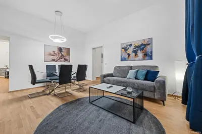 Ein Sitzbereich in der Unterkunft Nüll Residences 03 - 2 Bedrooms Close to Main Station