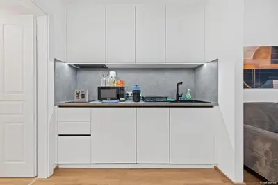 Küche/Küchenzeile in der Unterkunft Nüll Residences 01 - New Studio close to Main station
