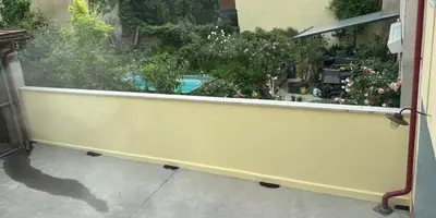 Ein Balkon oder eine Terrasse in der Unterkunft KonLux Home