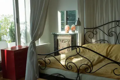 Grundriss der Unterkunft Wunderschöne Wohnung mit Balkon
