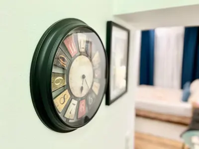 Ein Bett oder Betten in einem Zimmer der Unterkunft TheWICKI 1701 - Wunderschöne Apartments in Wien