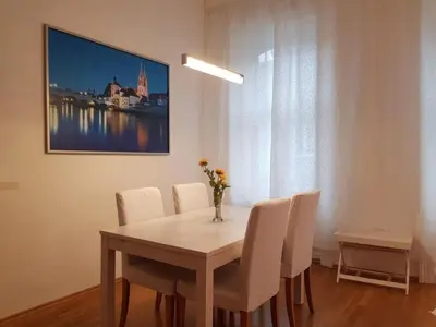 Ein Sitzbereich in der Unterkunft Apartment Vienna1090 by Interhome