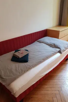 Ein Bett oder Betten in einem Zimmer der Unterkunft Apartment Vienna1090 by Interhome