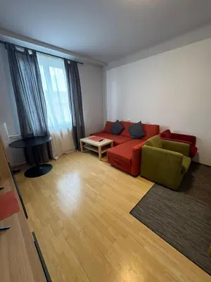 Ein Sitzbereich in der Unterkunft Premium Apartment near Park