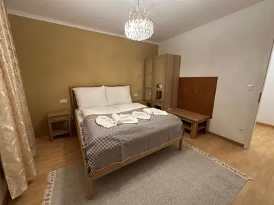 Ein Bett oder Betten in einem Zimmer der Unterkunft Apartments Schubert