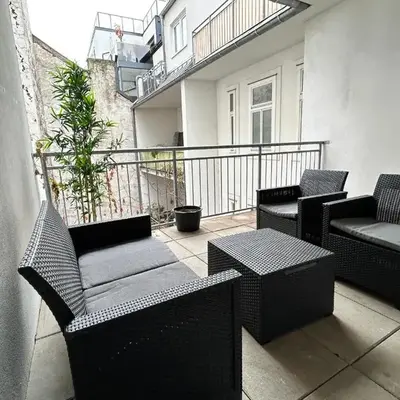110m2 Central Apartment with Balcony & Free Parking