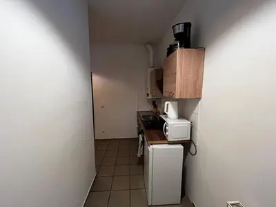 Küche/Küchenzeile in der Unterkunft Bright Viennese apartment for 5 guests I Top location