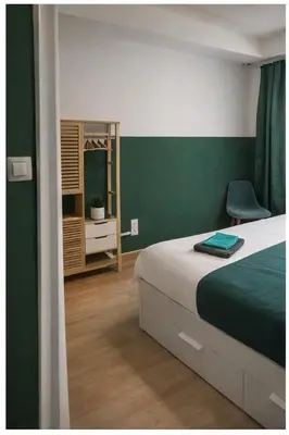 Ein Bett oder Betten in einem Zimmer der Unterkunft home22 an der mariahilfer