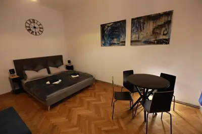 Ein Bett oder Betten in einem Zimmer der Unterkunft Naschpark Dream Apartments!