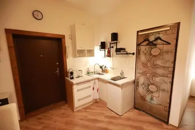 Küche/Küchenzeile in der Unterkunft Naschpark Dream Apartments!