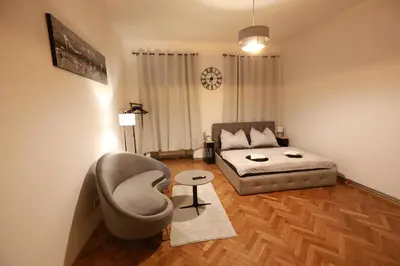 Ein Bett oder Betten in einem Zimmer der Unterkunft Naschpark Dream Apartments!
