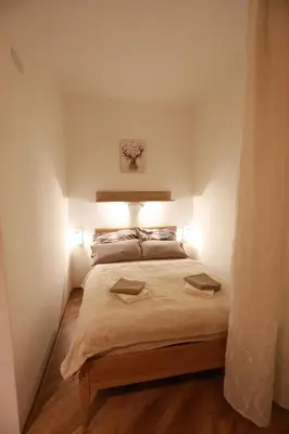 Ein Bett oder Betten in einem Zimmer der Unterkunft Naschpark Dream Apartments!
