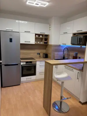 Küche/Küchenzeile in der Unterkunft Cozy 2-Room Private Apartment near U1 subway