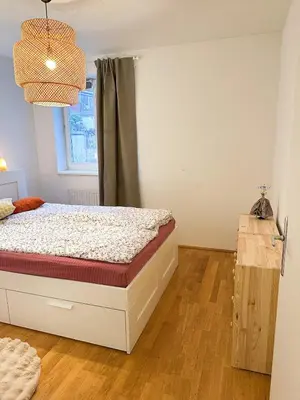 Ein Bett oder Betten in einem Zimmer der Unterkunft Modern 2-Room Private Apartment in City Center