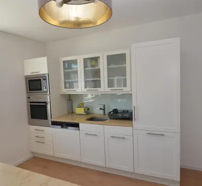 Küche/Küchenzeile in der Unterkunft Ferienwohnung Wanderparadies