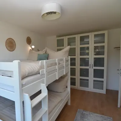 Ein Bett oder Betten in einem Zimmer der Unterkunft Ferienwohnung Wanderparadies
