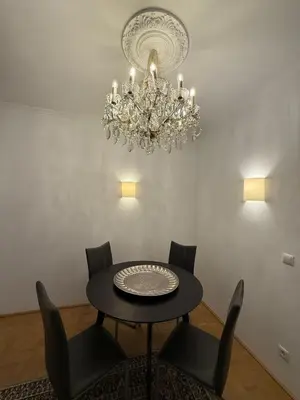 Ein Sitzbereich in der Unterkunft Grand Heart of Vienna City View Residence