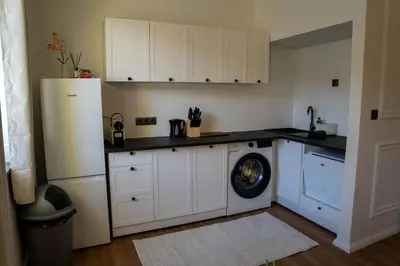 Küche/Küchenzeile in der Unterkunft Family Apartment Schönbrunn I Modern & Zentral