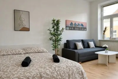 Grundriss der Unterkunft Free Parking & Calm Apartment