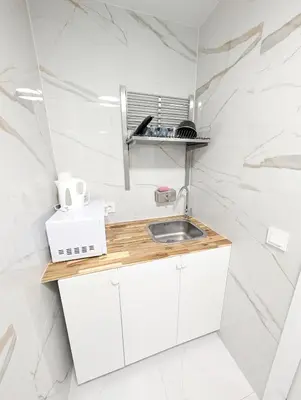 Küche/Küchenzeile in der Unterkunft Comfortable Apartment in Lanstrasse Area BR3