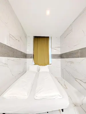Ein Bett oder Betten in einem Zimmer der Unterkunft Comfortable Apartment in Lanstrasse Area BR4